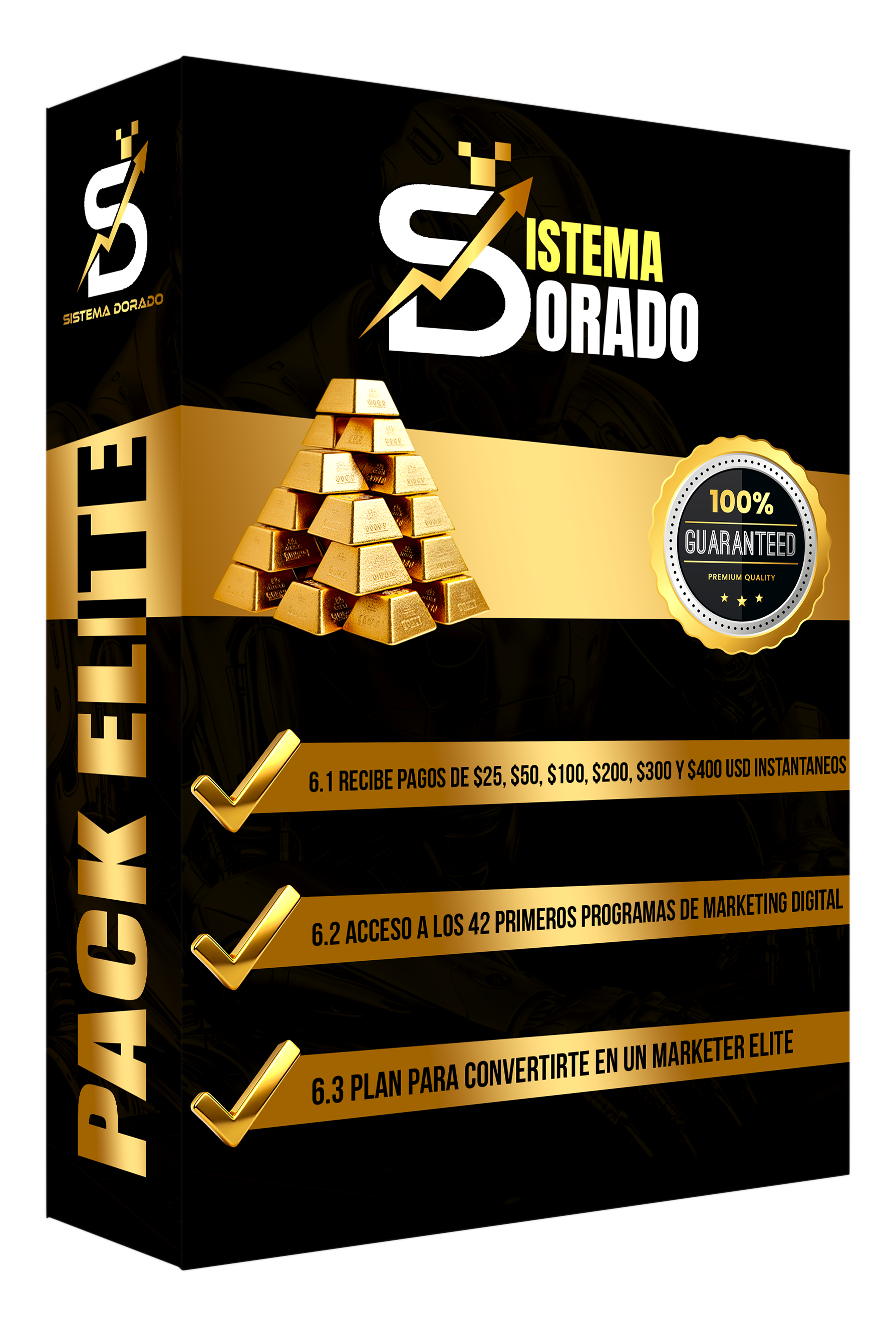 Pack Élite Sistema Dorado